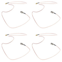 4pcs 3 Feet SMA Male Plug to BNC Male RF Pigtail Jumper Caxial Cable RG316 1m