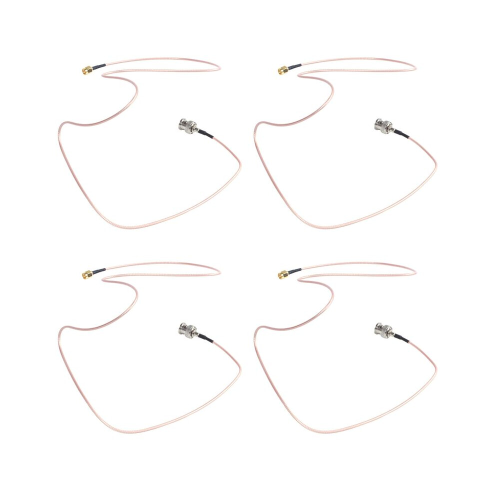 4Pcs 3 Feet Sma Male Plug To Bnc Male Rf Pigtail Jumper Caxial Cable Rg316 1M 4711358836031