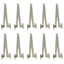 10X Furniture Cupboard Door Front Desk Foldable Lid Support Hinge Stay