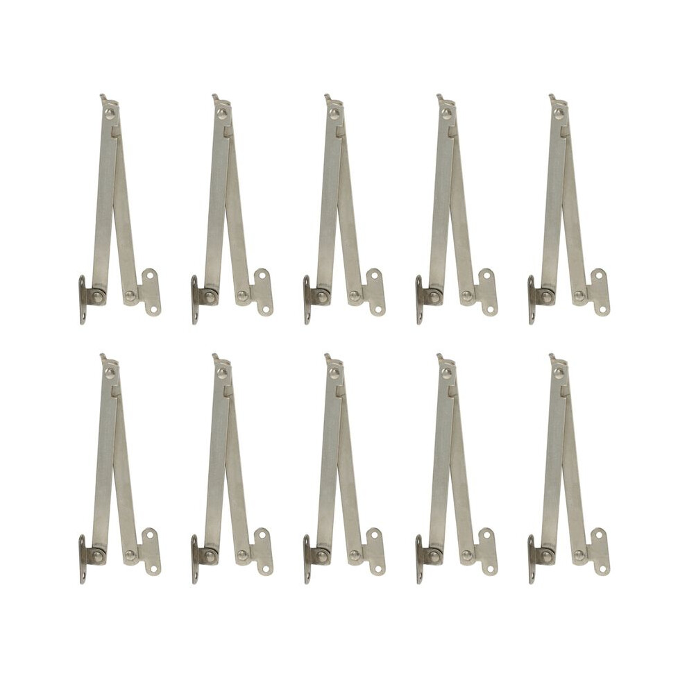 10X Furniture Cupboard Door Front Desk Foldable Lid Support Hinge Stay 4711551075756