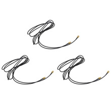 3X Cable de Extensión de Antena WIFI RP-SMA Macho una RP-SMA Adaptador de Conector RF Hembra RG174 2M