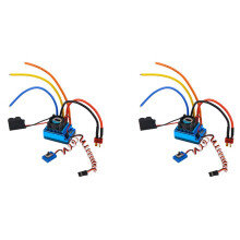 2X RC Racing ESC 120A Czujnik Duży Prąd Kontroler Prędkości Akcesoria Samochodowe RC do 1/8 1/10 1/12 Część Łodzi Gąsienicowej Samochodowej