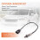 2X 5 Wires Oxygen Sensor 06A906262BR for     1.6 &  A3 2003-2011 1.6 Lambda Probe Sensors 4