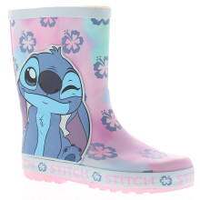 Stitch Younger Girls Wellies Willow blue UK Size
