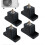 Air conditioner shock absorbers, vibration isolators, shockabsorbing rubber mounting brackets, 4 pieces 1