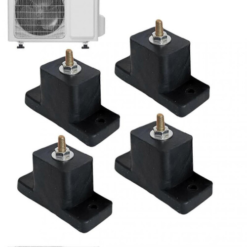 Air conditioner shock absorbers, vibration isolators, shockabsorbing rubber mounting brackets, 4 pieces