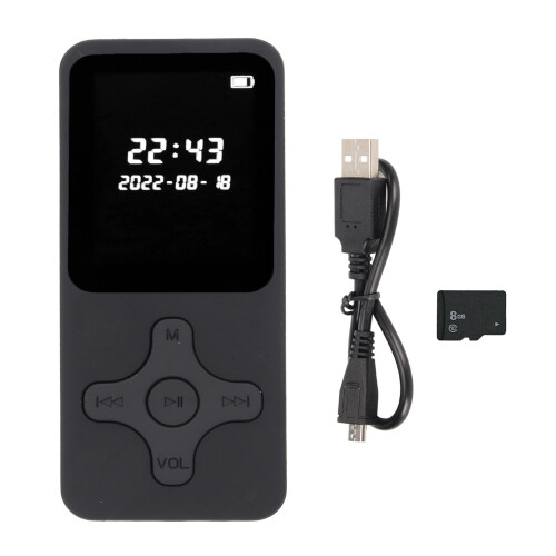 Ultra Thin Bluetooth MP3 MP4 Player 8G, 1.77" LCD, Black 2