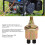 Dieselgenerator Öldrucksensor 1/8NPT Gold 0-10Bar 3