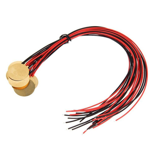 60Pcs 27mm Piezo Discs with Leads Mic Drum Trigger Acoustic Pickup CBG Guitar 1