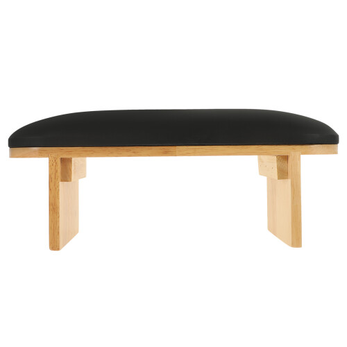 2Pièces Coussin Poignet Noir Cuir Durable Usage Salon Ongles