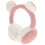 2Pièces Protège-Oreilles Rose Hiver Design Adorable Pour Usage 10