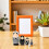 2Pièces En Bois Visage Coloré Cadeau Et Décor 6