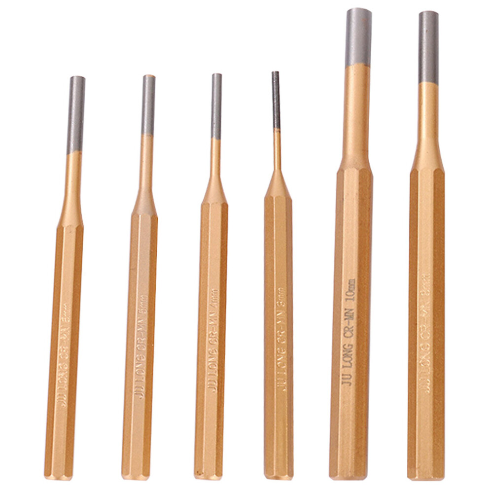Photos - Other Hand Tools 18Pcs Roll Pin Punch Set Metal Punch Tools Brown High Carbon Steel