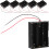 18Pcs Durable 3 X 3.7V Aa Battery Holder Black Case with 55Inch Cable 1