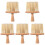5Pcs Practical Khaki Keyboard Dust Cleaner for Laptops and Instruments 2