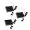 18Pcs Durable 3 X 3.7V Aa Battery Holder Black Case with 55Inch Cable 3