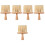 5Pcs Practical Khaki Keyboard Dust Cleaner for Laptops and Instruments 4