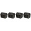 4Pièces Coffrets Pirate Mini Plastic Noir Pour Jeux Et Cadeaux 6