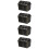 4Pièces Coffrets Pirate Mini Plastic Noir Pour Jeux Et Cadeaux 10