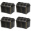 4Pièces Coffrets Pirate Mini Plastic Noir Pour Jeux Et Cadeaux 7