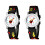 2Pcs Kids Watch Black Guitar Pattern Comfortable Strap Birthday Gift 4