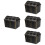 4Pièces Coffrets Pirate Mini Plastic Noir Pour Jeux Et Cadeaux 8