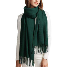 Warme sjaal voor dames in de winter, bruidsomslagdoek met franjes, zachte pashmina sjaal voor avondoutfits, ademende stof, lichtgewicht sjaal,