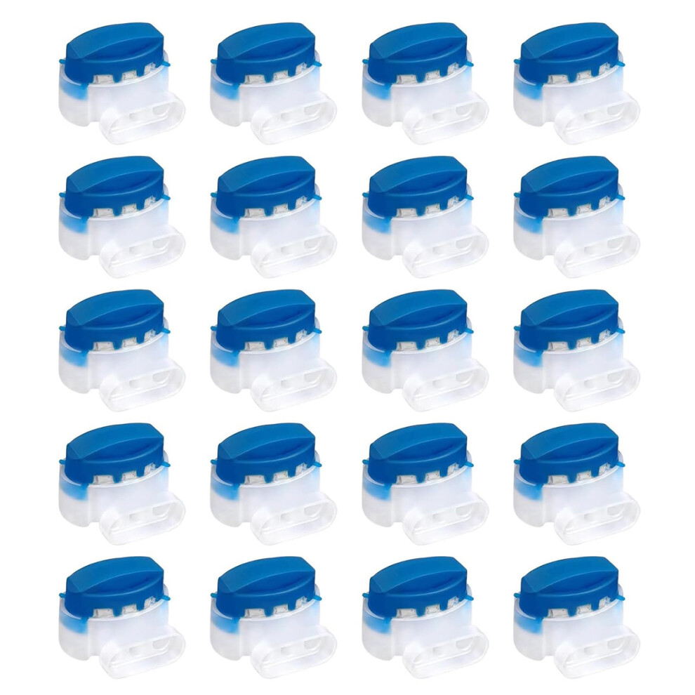 Efficient Idc 314-Box Connectors, Flame Retardant For 0.5Mmâ² To 1.5Mmâ² Wires, 20Pcs Easy-To-Close Industrial Grade Kit 9173940264946