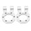2 pezzi gancio traino RC per crawler 1/10 argento 13