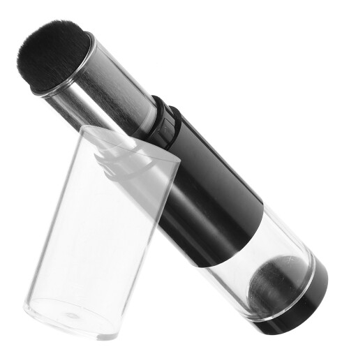 4Pcs Durable Plastic Foundation and Powder Brushes for Makeup Use 2