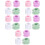 20Paia Fasce Elastiche Morbide Per Lavaggio Viso Colorate 7