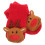 5Paia Calze Rosse Natale Cotone Antiscivolo Sicurezza 2
