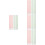 8Set Strisce Colorate in Pet Per E Studio A Casa 8