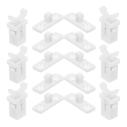 40Set Clip Sostituzione Coperchio Bidone ABS Per Casa 2