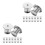 40Pz Metallo Argento Bloccanti Per Spilli, E 7