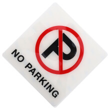 5Pz No Parking Acrilico Per Vietato Uso