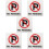 5Pz No Parking Acrilico Per Vietato Uso 10