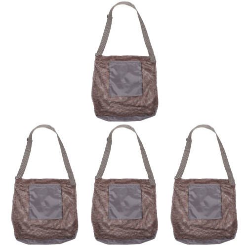 4Pz Borsa Telaio Rete Per Multiuso Da Spalla Leggera 2