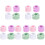 20Paia Fasce Elastiche Morbide Per Lavaggio Viso Colorate 2