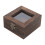 5Pz Box Espositivo Multiuso in Legno Con Coperchio Trasparente 7