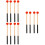 6Paia Bacchette Per Batteria in Legno E Gomma Rosse Per Percussioni 9