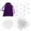 5Set Materiale Per Fai Da Te Ganci E Fermagli Viola Leggeri 1