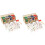 2Set Gioco Riciclaggio Bambini Materiale Legno Educativo 4
