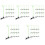 150Pz Clip Design Verde Per Feste E Giochi 5