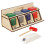 2Set Gioco Riciclaggio Bambini Materiale Legno Educativo 3