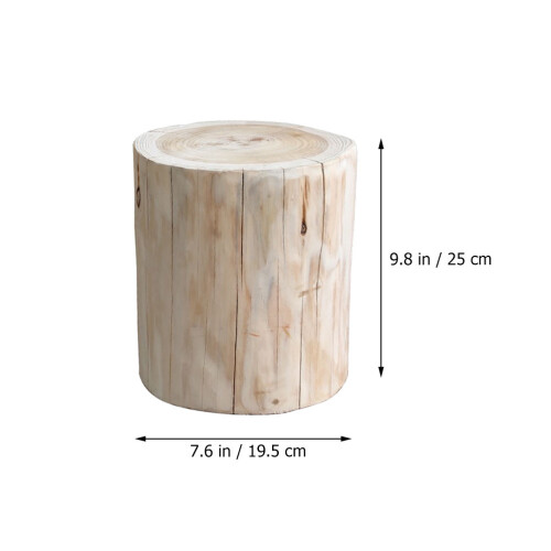 2Pz Sgabello Beige in Legno Per E Camera 1