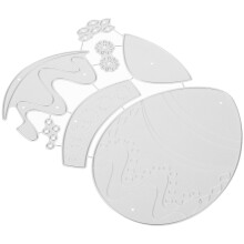 3Pz Fustelle Per Carta E Album in Metallo Argento, Facili Da Pulire