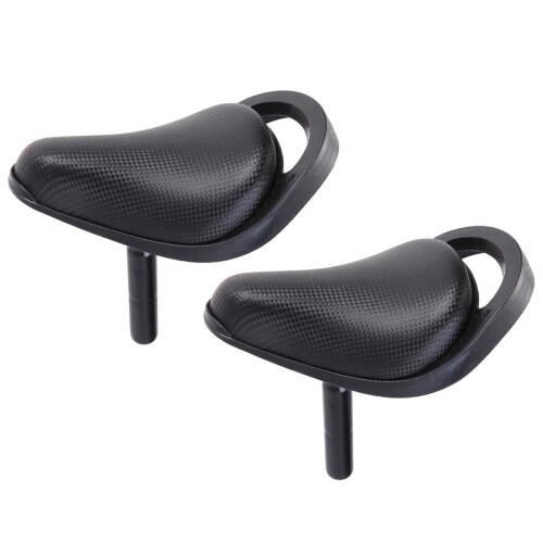4Pz Sedile Bici Nero Imbottito Per Corsa E Uso Facile