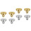 8Pz DIY in Ottone Colorato Per Studs Confortevoli 6