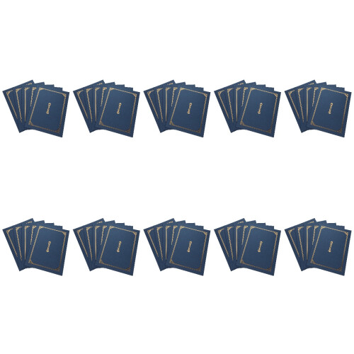 50Pz Porta Certificati in Elegante Per Diploma E Documenti 2